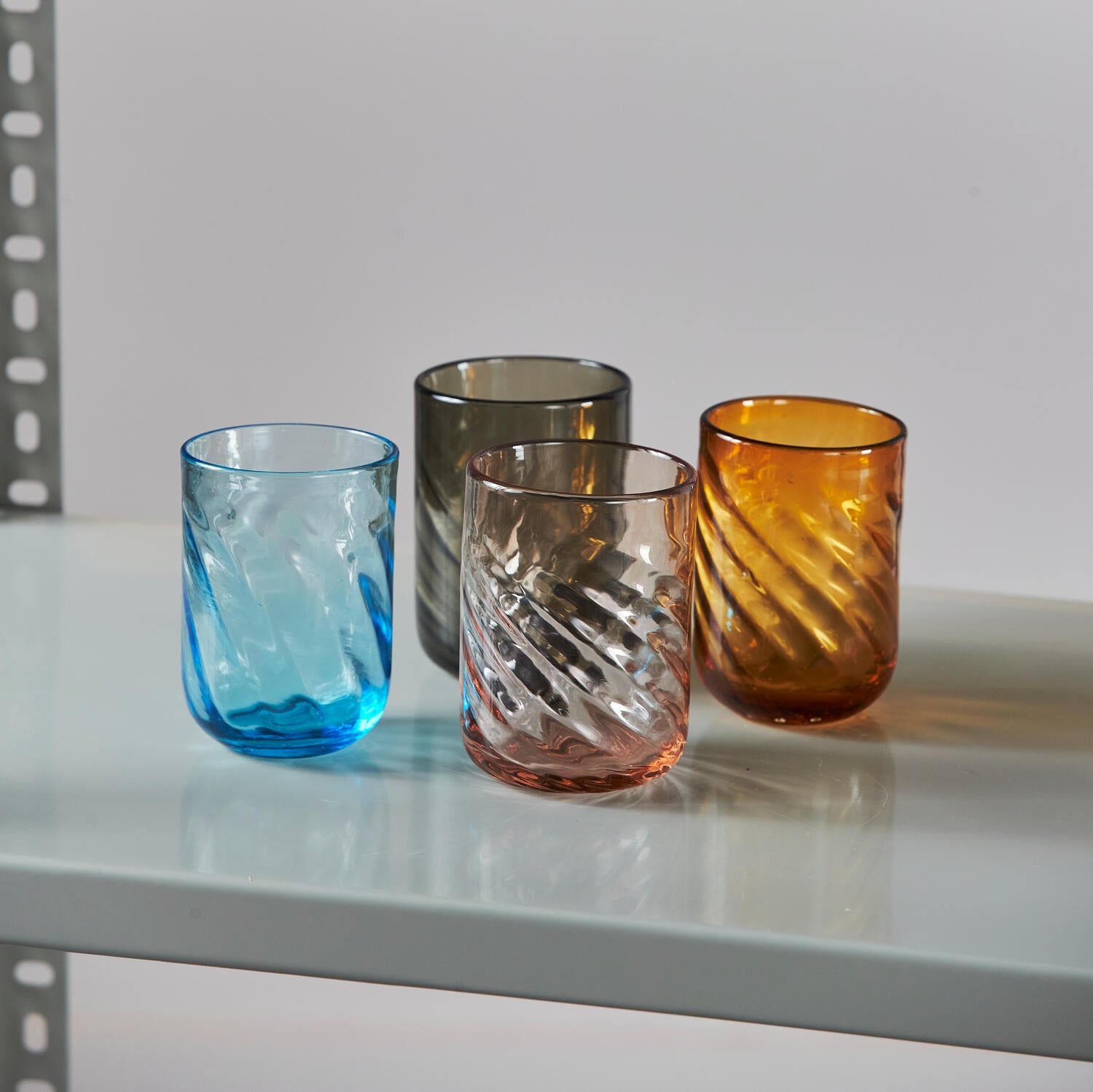 Twist vandglas - Smoke